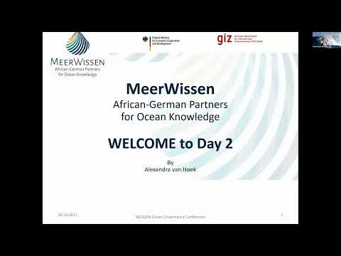 WIOGEN Conference: Day 2 Welcoming remarks by MeerWissen and keynote by Rashid Sumaila