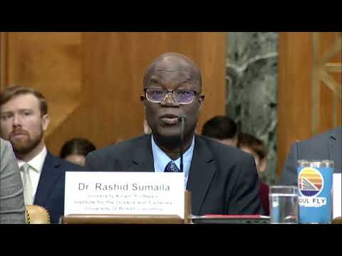 Dr. Rashid Sumaila talks to United States Senate Committee Hearing about the Oceans