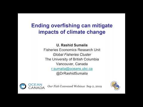 Webinar: Climate action and overfishing, with Dr Rashid Sumaila