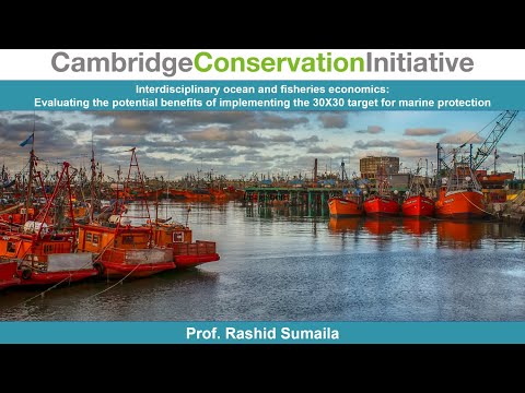 CCI Seminar 25/11/2020 Prof Rashid Sumaila discusses Interdisciplinary ocean and fisheries economics