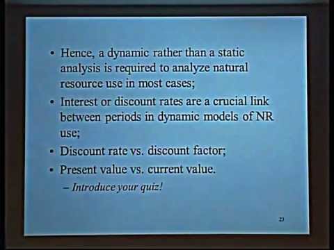 IMBER ClimECO3 - Lecture 19 - Basic bioeconomic model of fishing - Rashid Sumaila - part 6
